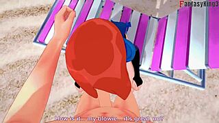 Watch grown Gwen Tennyson in bikini POV