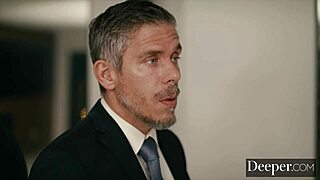 Melina Mason, ex-wife, tries to get her man back in this hot scene