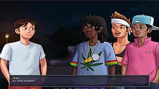 i'm playing summer time saga unc part 33 with dating and anime fun