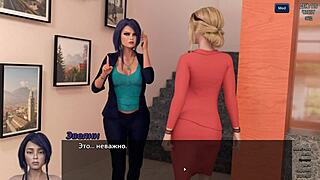 Beautiful 3D animated erotic video with a blonde heroine