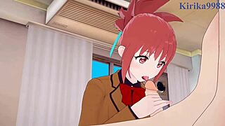 i watch tenka izumo n konomi tatara havin intense sex in chained soldier hentai, big tits n creampie