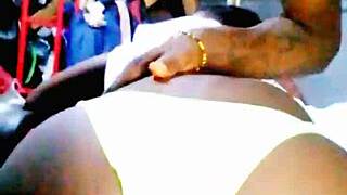 Petite Teen Bent Over For Rough Quickie With Muscular Guy