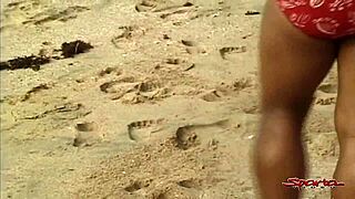 Two Big Hard Dicked Dudes Mouth Fucking Tanned Twink Beachside