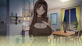 summer clover harem hentai game ep 3 blonde nun enjoys rough blowjob