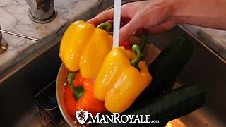 Manroyale - santiago figueroa & alex woods fuck in high definition anal action with cumshot! 😏