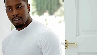 black4k, valentine the real slut seduces plumber for interracial banging