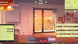 summer clover harem hentai game ep 3 blonde nun enjoys rough blowjob