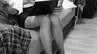 Hot secretary awaits your instructions for some fun