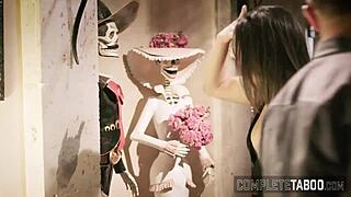 yo, how does this teen handle a facial after sucking?