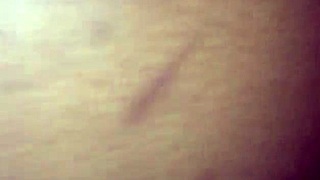 Slim guy contrasts with big booty mami in doggystyle cumshot