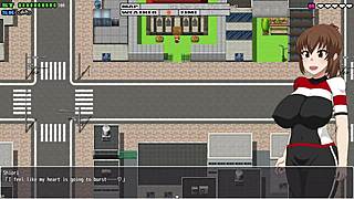 She paints her body, and it washes off in the rain!