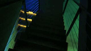 Intimate POV of a Girl and Her Canvas with Seth Gamble and Anna Claire Clouds