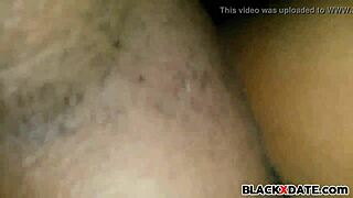 Black Couple Records Homemade Tape Together