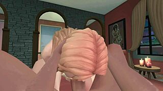 She keeps sucking that gooey cock in rough face fucking, he says