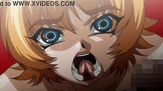 Sisters fighting and having sex in Taimanin Asagi vol 03, 4K hentai.