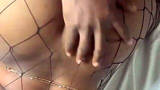 Thick Ebony Feels Big Black Cock in Doggy from Ex