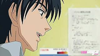 Horny Asian Teen Secretary Seduces Co-Worker With Big Tits In Uncensored Hentai