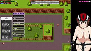 She paints her body, and it washes off in the rain!