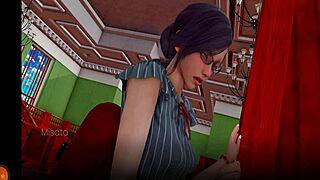 in maiden power hg, he introduces himself and meets waifus with blowjobs