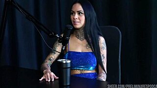 Compilado da Evelyn Buarque no Preliminares Podcast com Bia Hot Watch on Sheer Red!