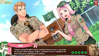 Russian voice acting in Game Friends Camp episode 2