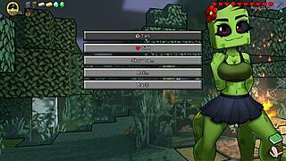 i'm the witch with big tits and ass riding in hornycraft parody