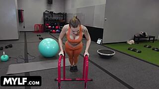 watch me seduce my trainer and swallow him whole