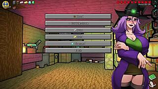 i'm the witch with big tits and ass riding in hornycraft parody