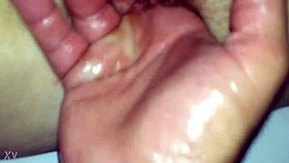 step mom and son playing with her fat oiled pussy 😏