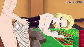 Android 18 Bunny Girl and Chi-Chi Bunny Girl Intense Sex - Dragon Ball Hentai