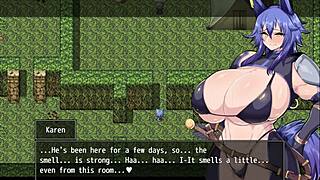 Aventureira ficar com tes�o com o cheiro de um homem fedorento - horny adventurer karen - parte 2