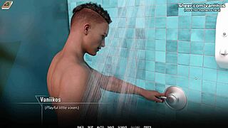 Busty Young Babe Gives Handjob And Tit Job In Public College Shower In Taboo University Steam Game 3D Animated Hentai Part 2