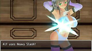 girl b hero sharifa in anime scenes part 6