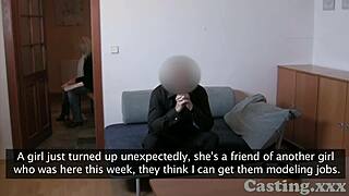 Clueless MILF in HD Casting Interview Performs Oral and Anal on Sofa.