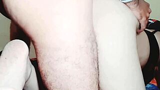 Close up of fingering a clear pussy in detailed view