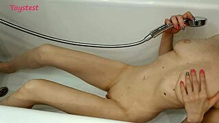 I'm so turned on watching my milf gf shower for me