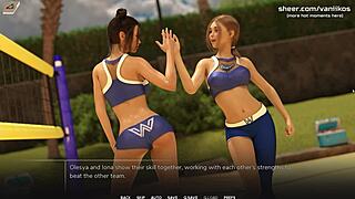 Busty Young Babe Gives Handjob And Tit Job In Public College Shower In Taboo University Steam Game 3D Animated Hentai Part 2