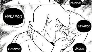 Exciting cartoon adventures in anime hentai style