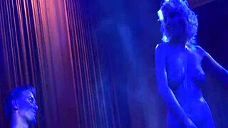 OMG! Sexy Lapdance Turns Wild on Public Stage with Blonde!