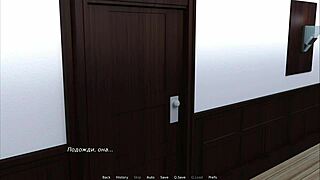 big tits milf masturbates with eyes closed in hentai