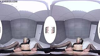 In virtual taboo, the blonde fucks for freedom with big tits and ass in POV.