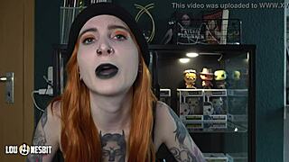 German Lou Nesbit's reverse gangbang fantasy with Lia Louise and female domination