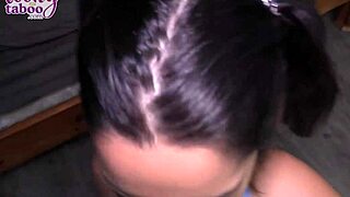 i swear, skinny brunette kiana kumani got dicked so hard with creampie on bed... damn, her puffy lips!