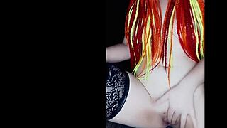 Sex with a lover via video call