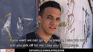 Straight Latino Paid To Ride Big Uncut Dick