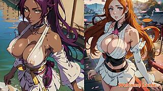 Orihime and Yoruichi make you cum with joi. 😍