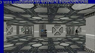 Lets Play Virtual Sci-Fi Girls Ending 1 Armory Fucking