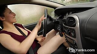 omg, i’m watchin yanks jenny mace cum while drivin, so hot