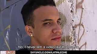 Straight Latino Paid To Ride Big Uncut Dick