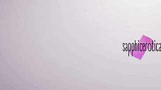 hot lesbian blondes nichol and larissa share erotic kisses